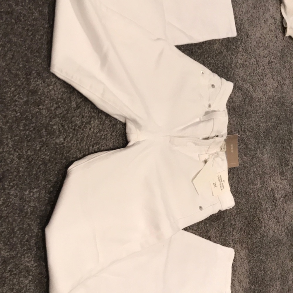 White J-crew jeans